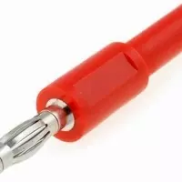 PJP Ada1057 4 mm Plug to 4 mm Socket Red